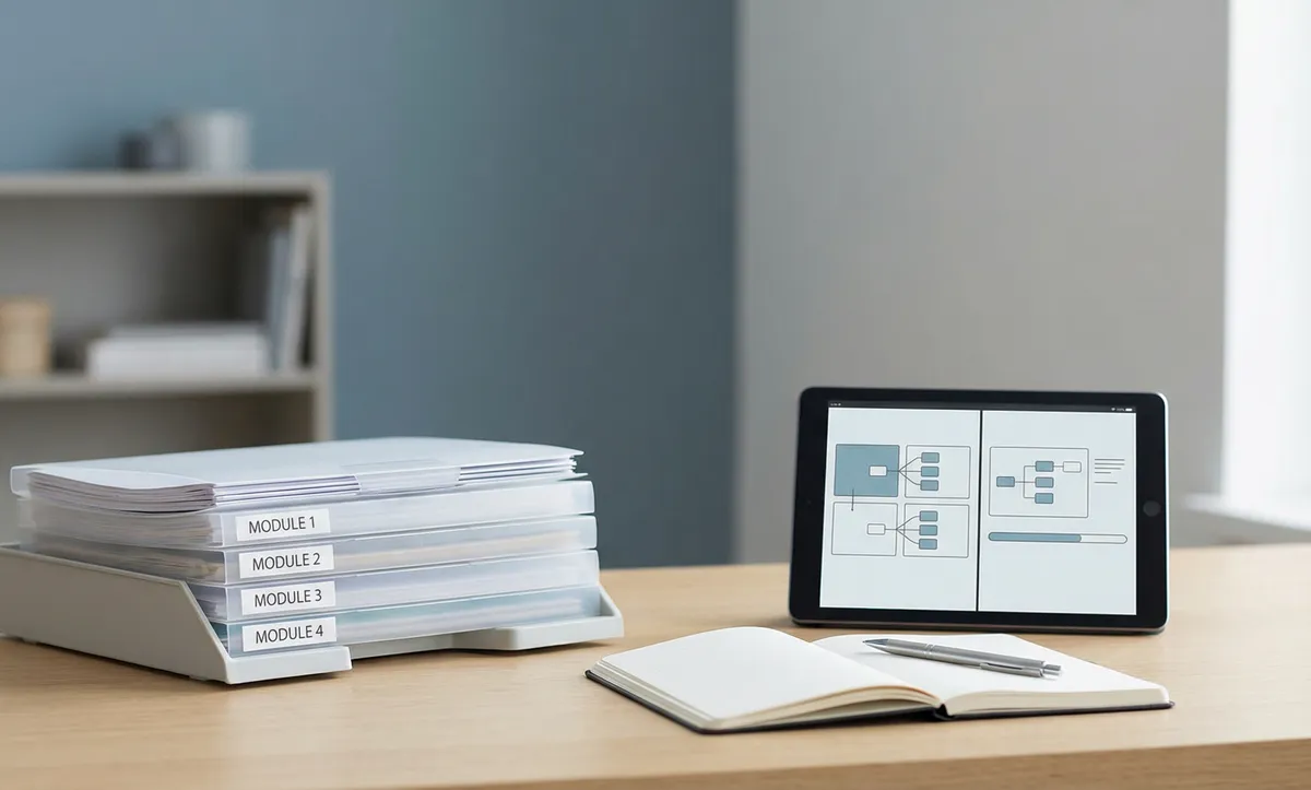 Формат обучения — модульная структура и подача информации